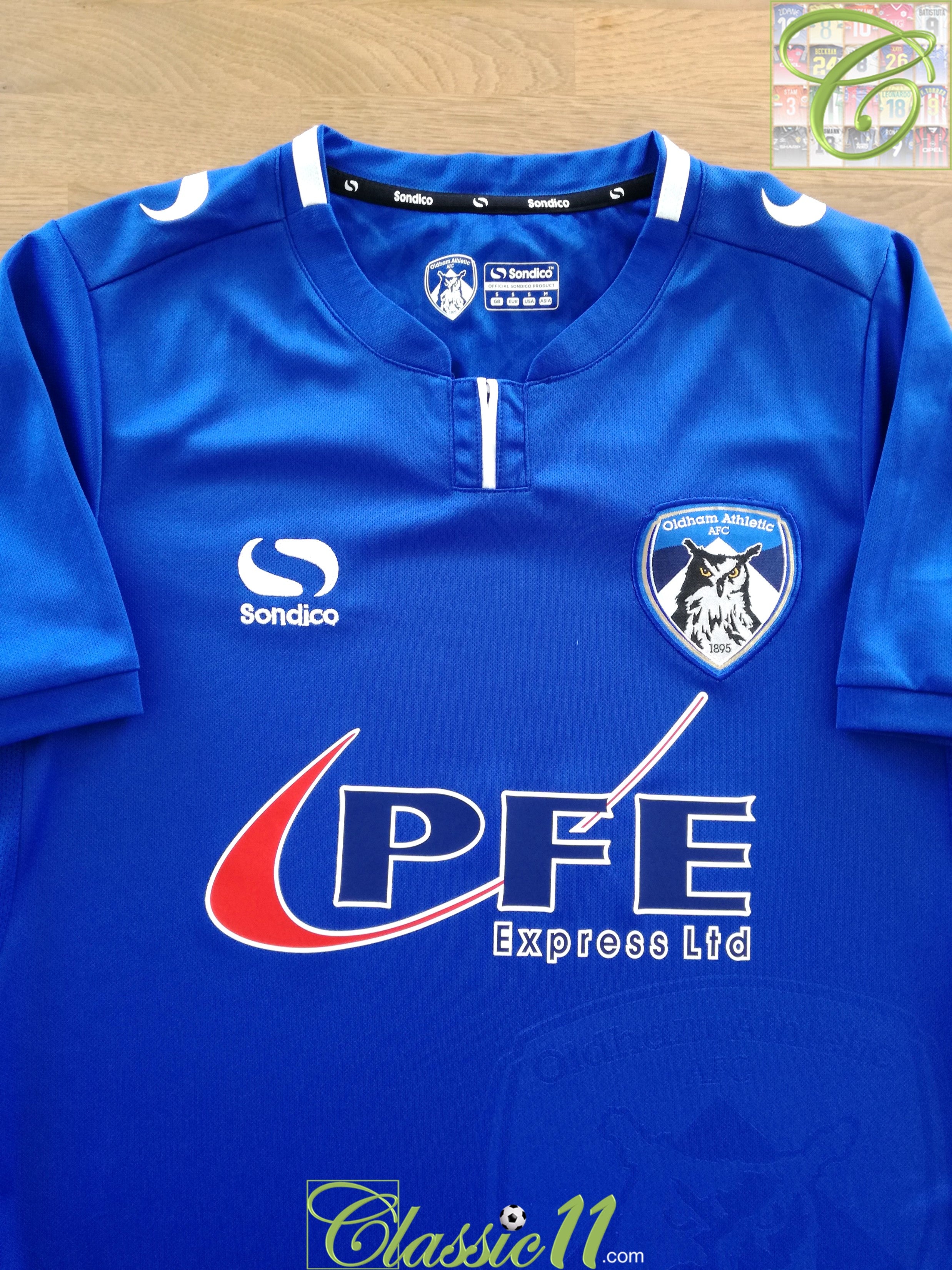 2017/18 Oldham Athletic Home Football Shirt