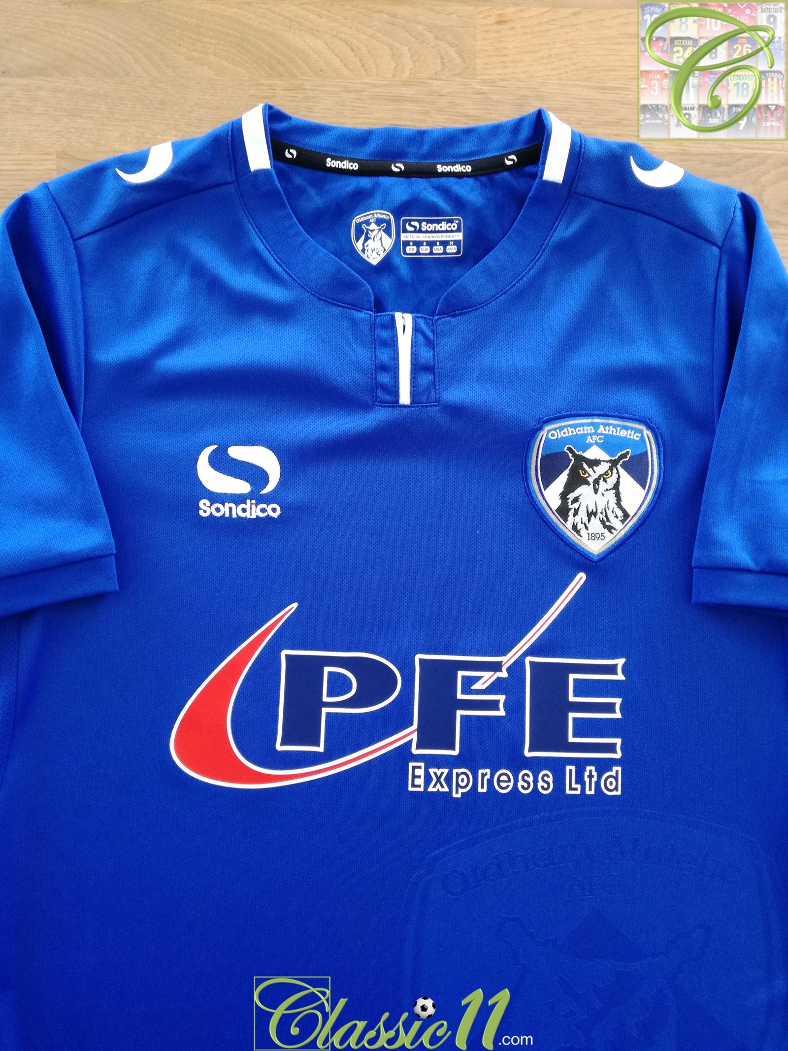 2017/18 Oldham Athletic Home Football Shirt