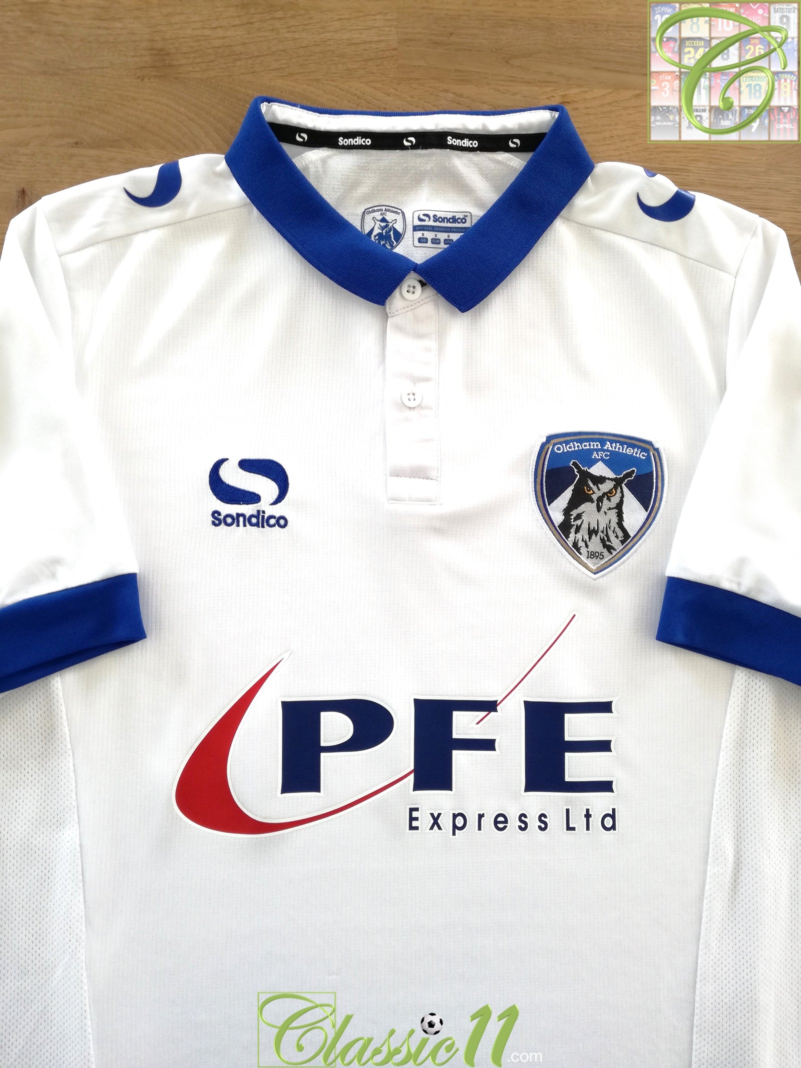 2016/17 Oldham Athletic Away Football Shirt