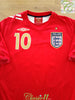 2006/07 England Away Football Shirt Owen #10 (B)