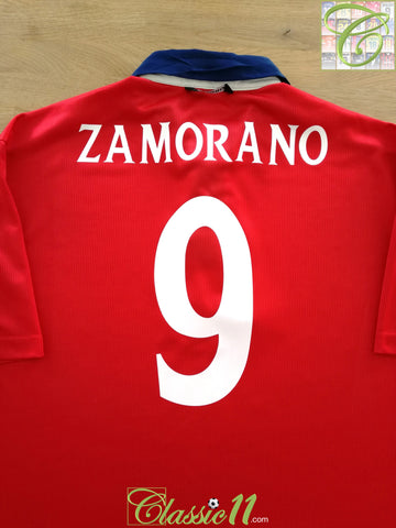 2000/01 Chile Home Football Shirt Zamorano #9