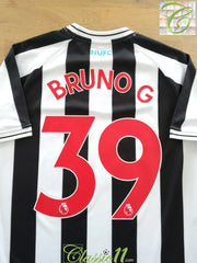2022/23 Newcastle Utd Home Premier League Football Shirt Bruno G #39