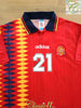 1994/95 Spain Home Football Shirt Luis Enrique #21 (S)
