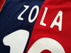 2003/04 Cagliari Home Football Shirt Zola #10 (L)