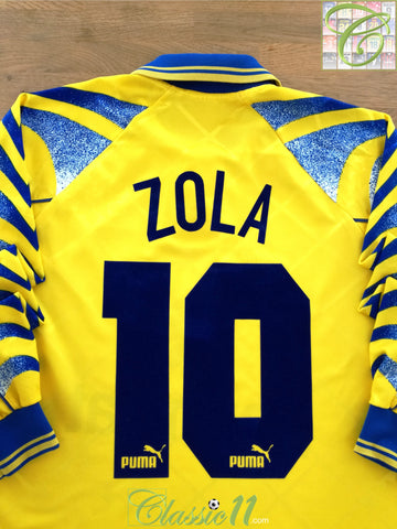 1995/96 Parma 3rd Football Shirt. Zola #10 (XL)
