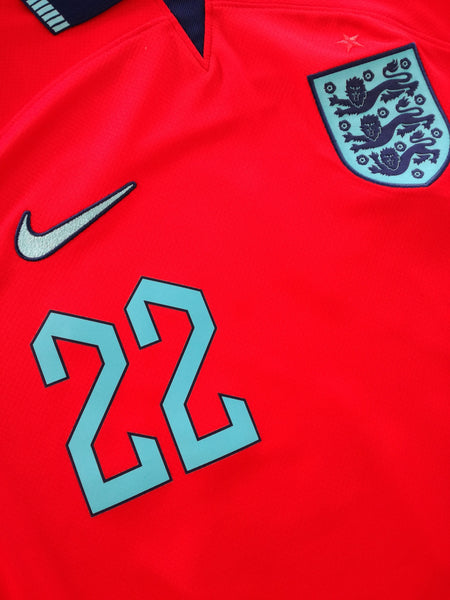 2022/23 England Away Football Shirt Bellingham #22 / Old Soccer Jersey