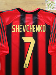 2004/05 AC Milan Home Football Shirt Shevchenko #7