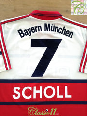 1998/99 Bayern Munich Away Football Shirt Scholl #7