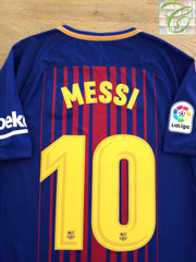 2017/18 Barcelona Home La Liga Football Shirt Messi #10