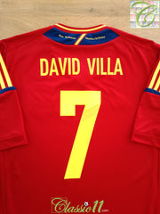 2011/12 Spain Home Football Shirt David Villa #7