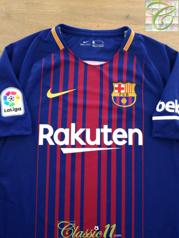 2017/18 Barcelona Home La Liga Football Shirt