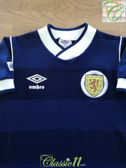 1985/86 Scotland Home Football Shirt