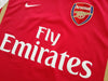 2006/07 Arsenal Home Premier League Football Shirt Rosicky #7 (S)
