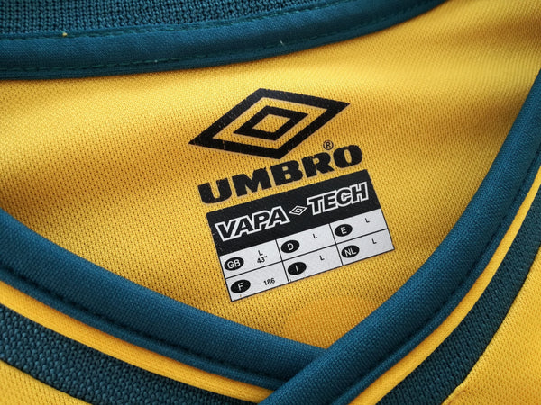 2000/01 LARSSON #7 Celtic Vintage Umbro Away Football Shirt (L) Sweden –  Cult Football