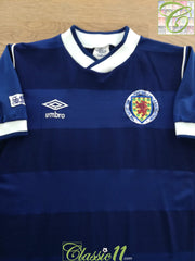 1985/86 Scotland Home Football Shirt