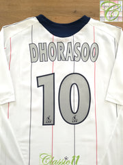 2005/06 PSG Away Ligue 1 Football Shirt Dhorasoo #10