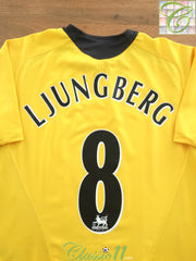 2005/06 Arsenal Away Premier League Football Shirt Ljungberg #8