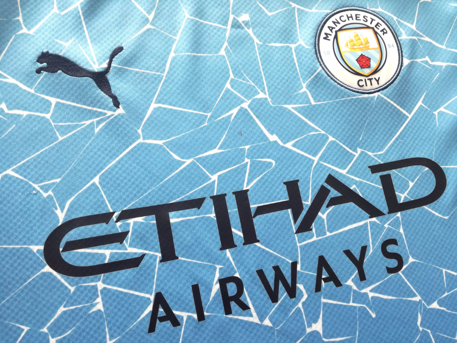 2020/21 Man City Home Football Shirt (L)