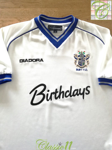 2001/02 Bury Home Football Shirt