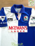 1994/95 Blackburn Rovers Home 'Champions' Premier League Football Shirt Shearer #9 (S)