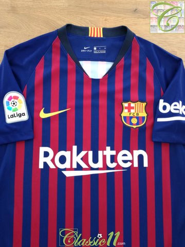 2018/19 Barcelona Home La Liga Football Shirt