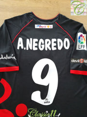 2007/08 Almería Away La Liga Football Shirt A.Negredo #9
