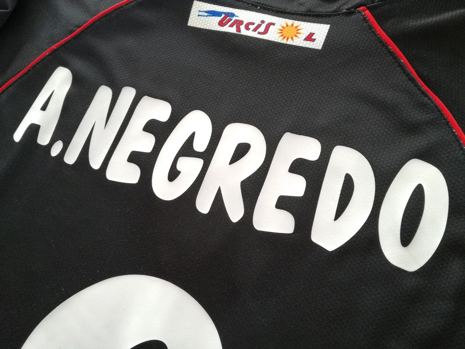 2007/08 Almería Away La Liga Football Shirt A.Negredo #9 (XL)