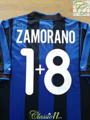 2000/01 Internazionale Home Football Shirt Zamorano #1+8