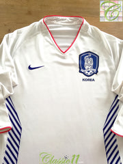 2006/07 South Korea Away Long Sleeve Football Shirt