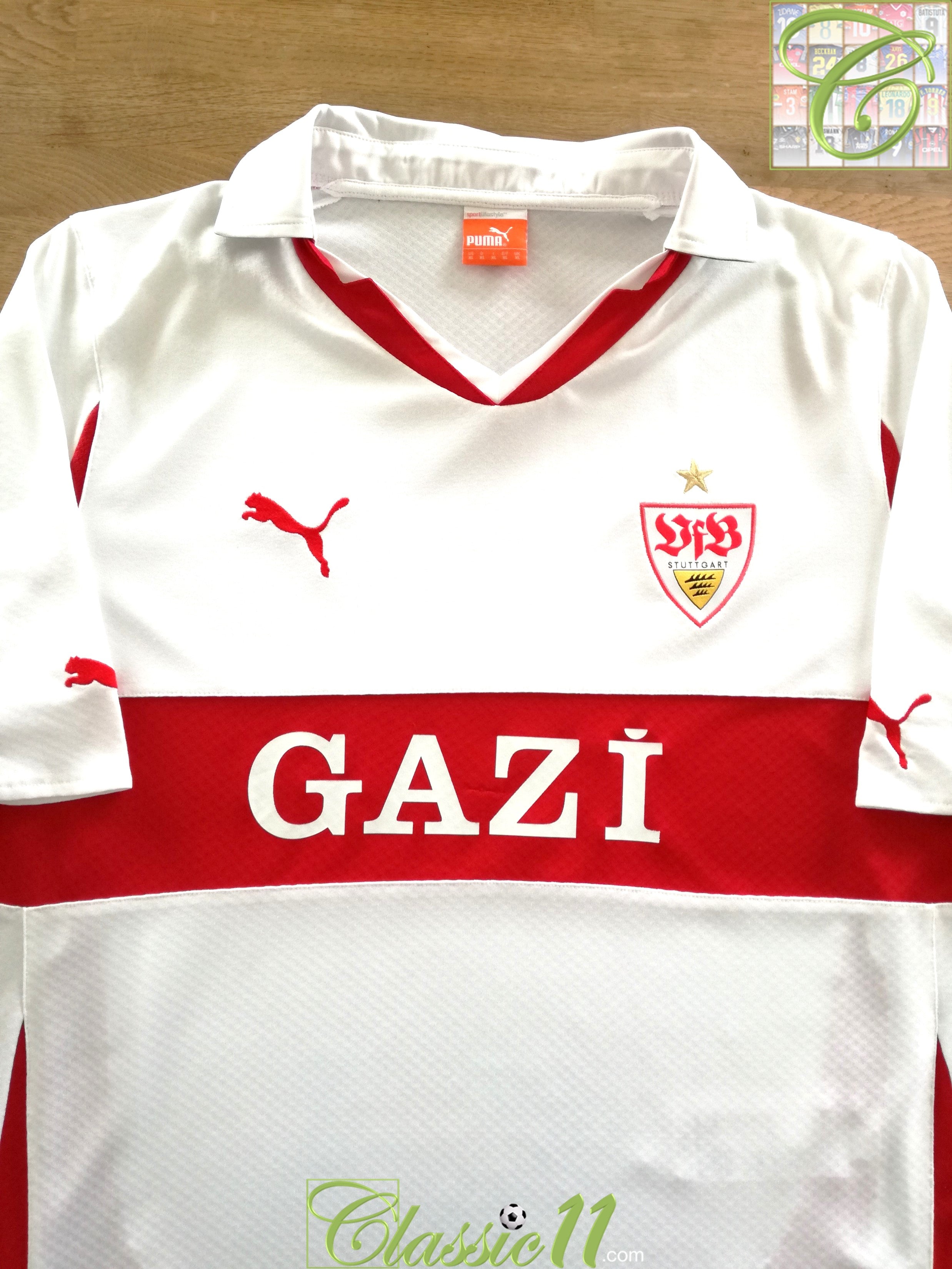 2010/11 Stuttgart Home Football Shirt