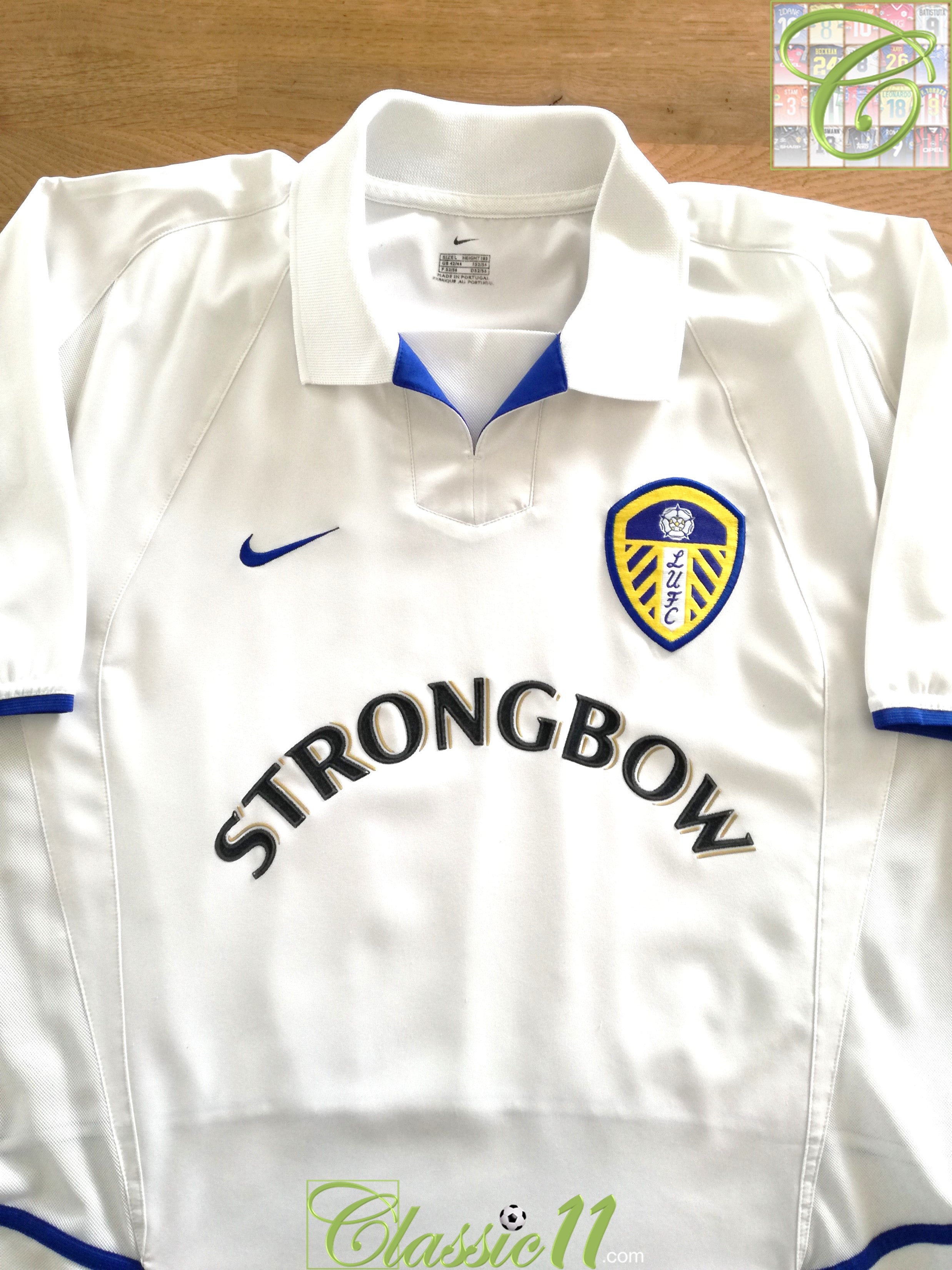 2002/03 Leeds United Home Football Shirt