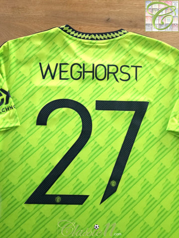 2022/23 Man Utd 3rd Football Shirt Weghorst #27
