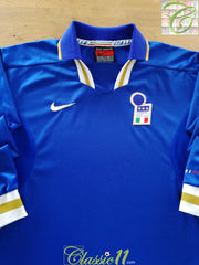 1996/97 Italy Home Long Sleeve Football Shirt