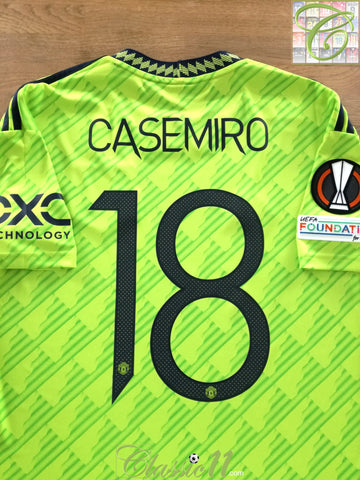 2022/23 Man Utd 3rd Europa League Football Shirt Casemiro #18