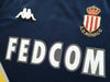 1999/00 Monaco Away Ligue 1 Football Shirt Trezeguet #9 (S)