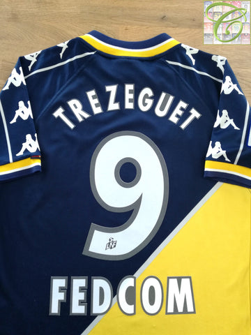 1999/00 Monaco Away Ligue 1 Football Shirt Trezeguet #9