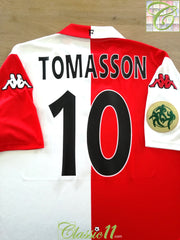 2001/02 Feyenoord Home UEFA Cup Football Shirt Tomasson #10