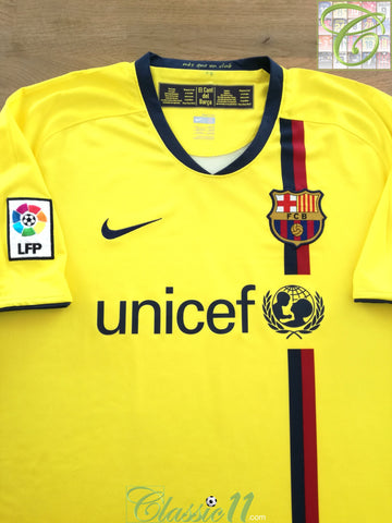 2008/09 Barcelona Away La Liga Football Shirt