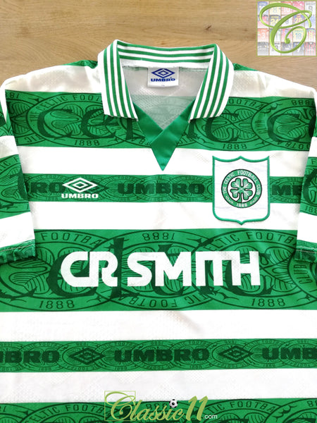 Celtic Glasgow 1995 1996 1997 Football Shirt Soccer Jersey Vintage