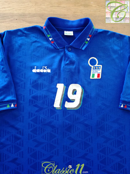 Roberto Donadoni's classic Italy shirt
