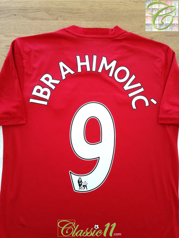 2016/17 Man Utd Home Premier League Football Shirt Ibrahimović #9