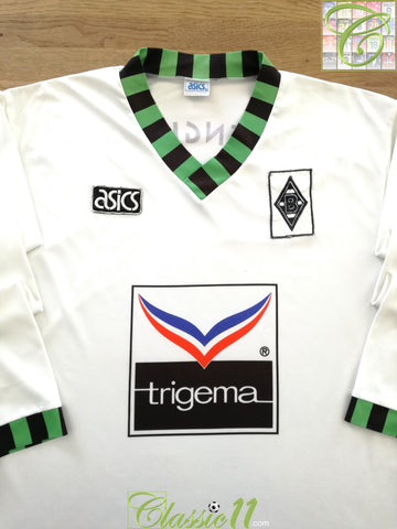 1992/93 Borussia Mönchengladbach Home Long Sleeve Football Shirt