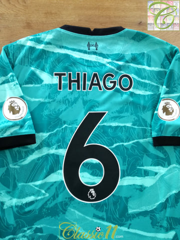 2020/21 Liverpool Away Premier League Football Shirt Thiago #6