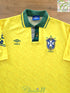 1991/92 Brazil Home Football Shirt