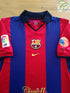 2000/01 Barcelona Home La Liga Football Shirt