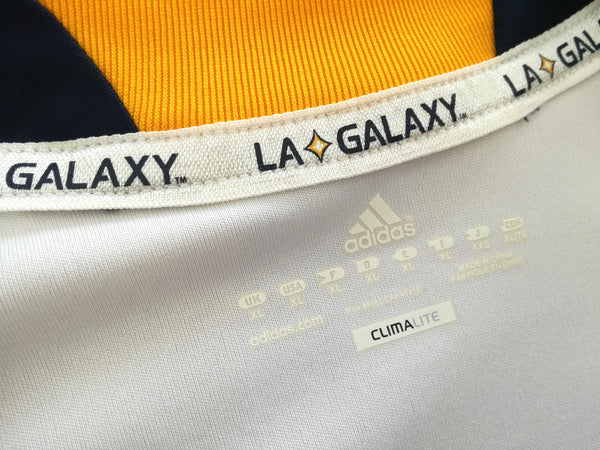 Los Angeles Galaxy Jersey Home football shirt 2010 - 2011 White Adidas Size  9-10