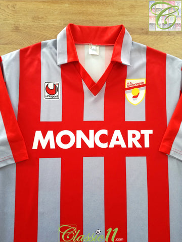 1992/93 Cremonese Home Football Shirt