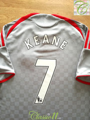 2008/09 Liverpool Away Premier League Football Shirt Keane #7