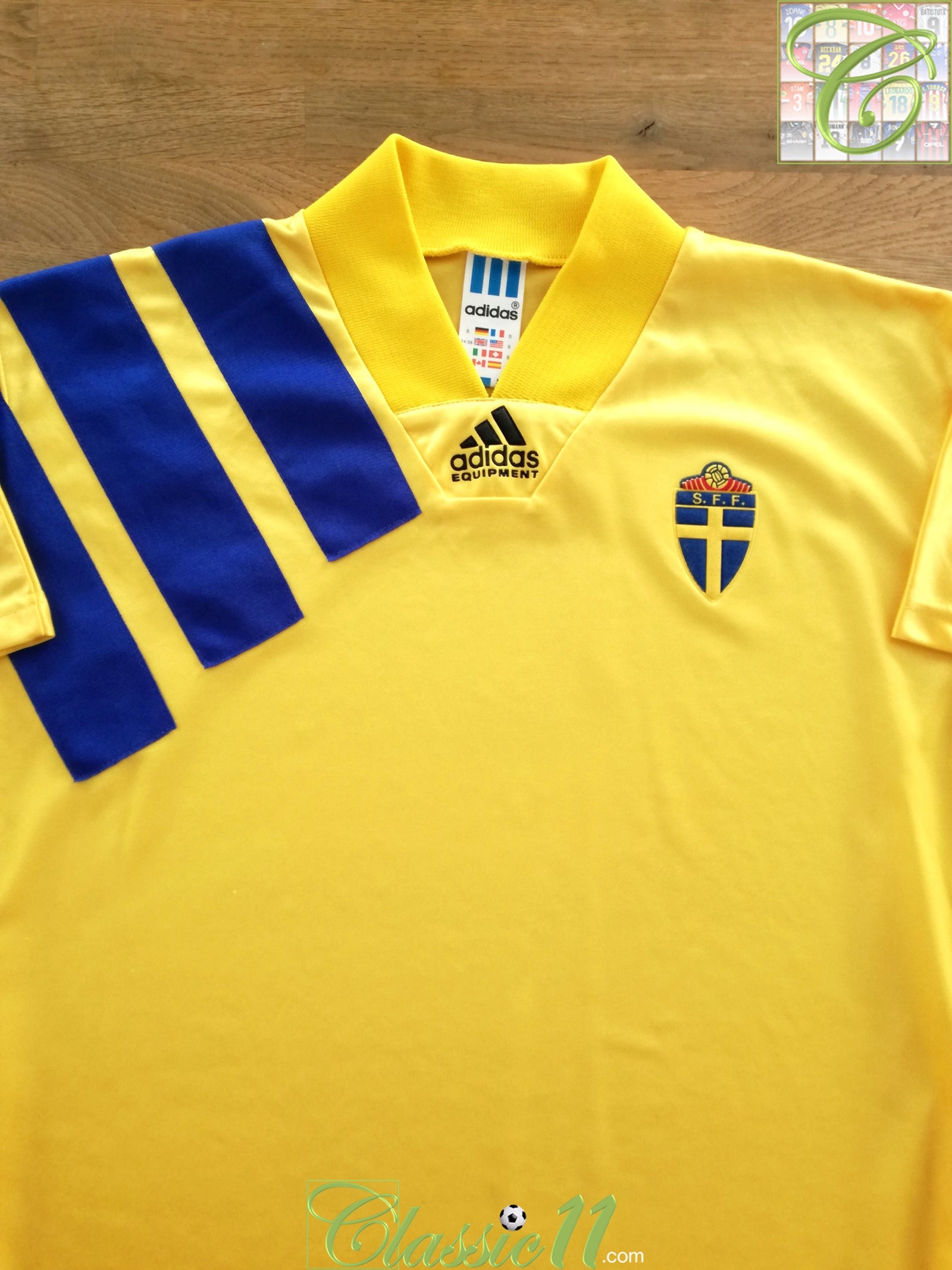 1992/93 Sweden Home Football Shirt