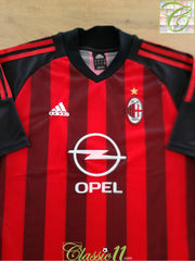 2002/03 AC Milan Home Football Shirt